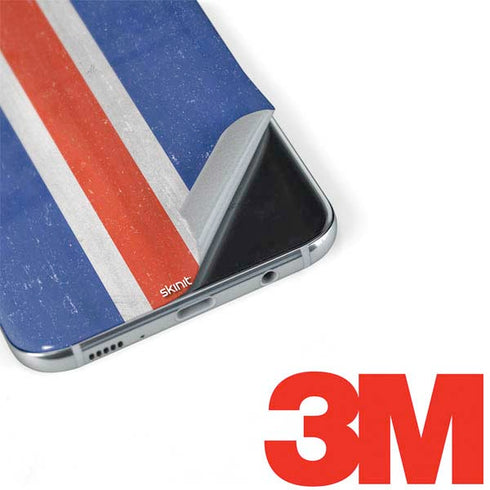 Iceland Flag Distressed Galaxy S8 Skin